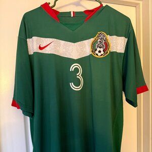 Nike Mexico Home Germany 2006 World Cup Carlos Salcido Jersey Size XL RARE